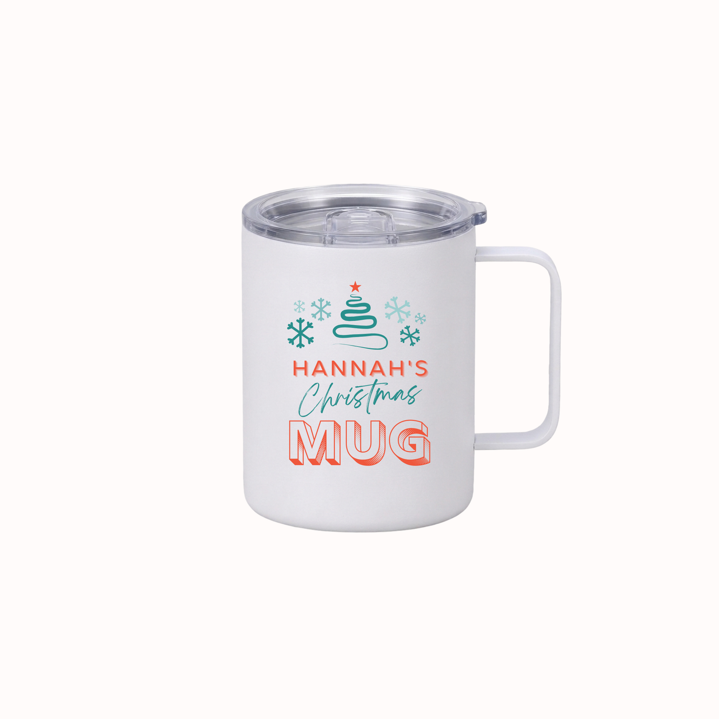 Custom Christmas Travel Mug