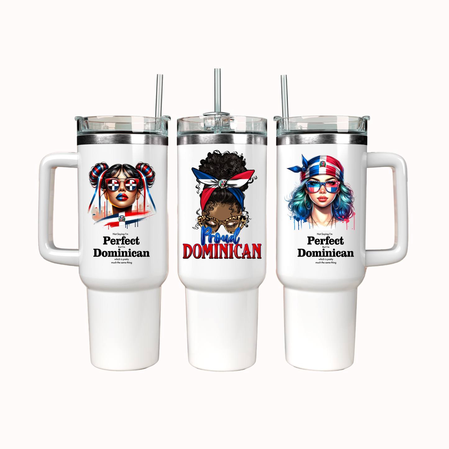 Dominican Tumbler with Handle: