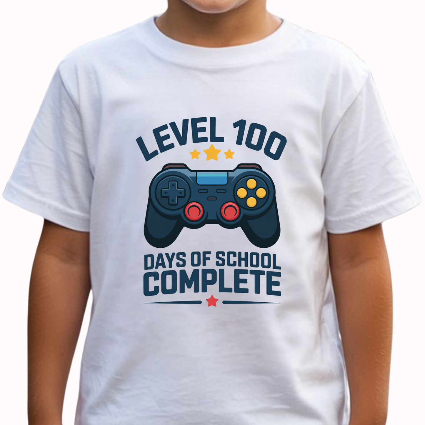 100 Days of School Boys Cotton T-Shirt