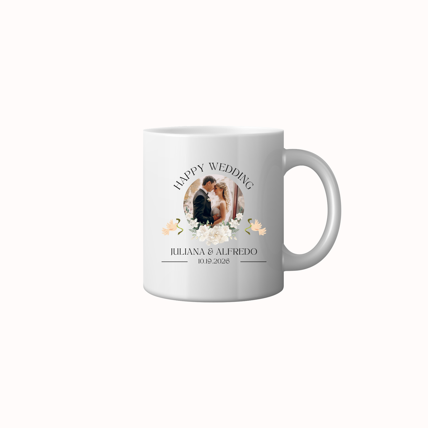 Happy Wedding Ceramic Mug