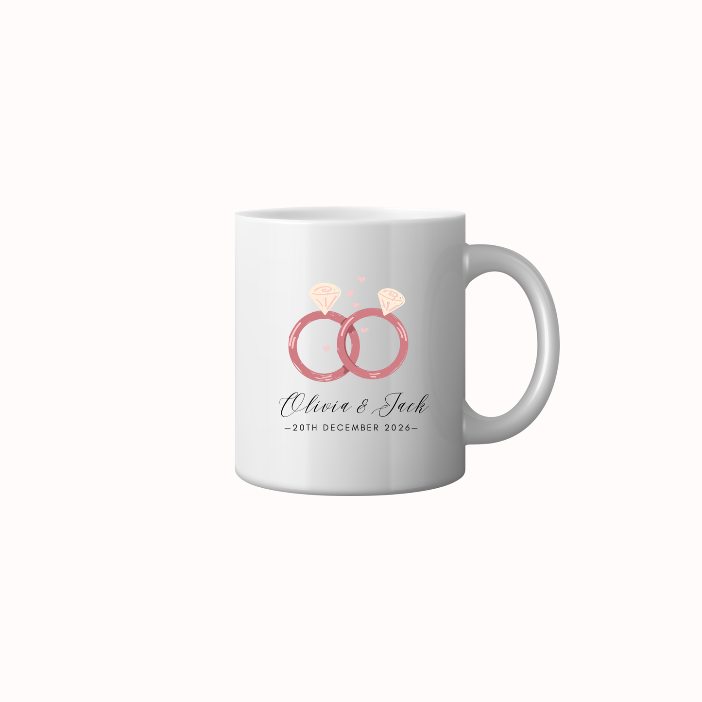Wedding Save The Date Ceramic Mug