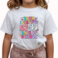 100 Days of School Girls Cotton T-Shirt