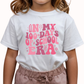 100 Days of School Girls Cotton T-Shirt