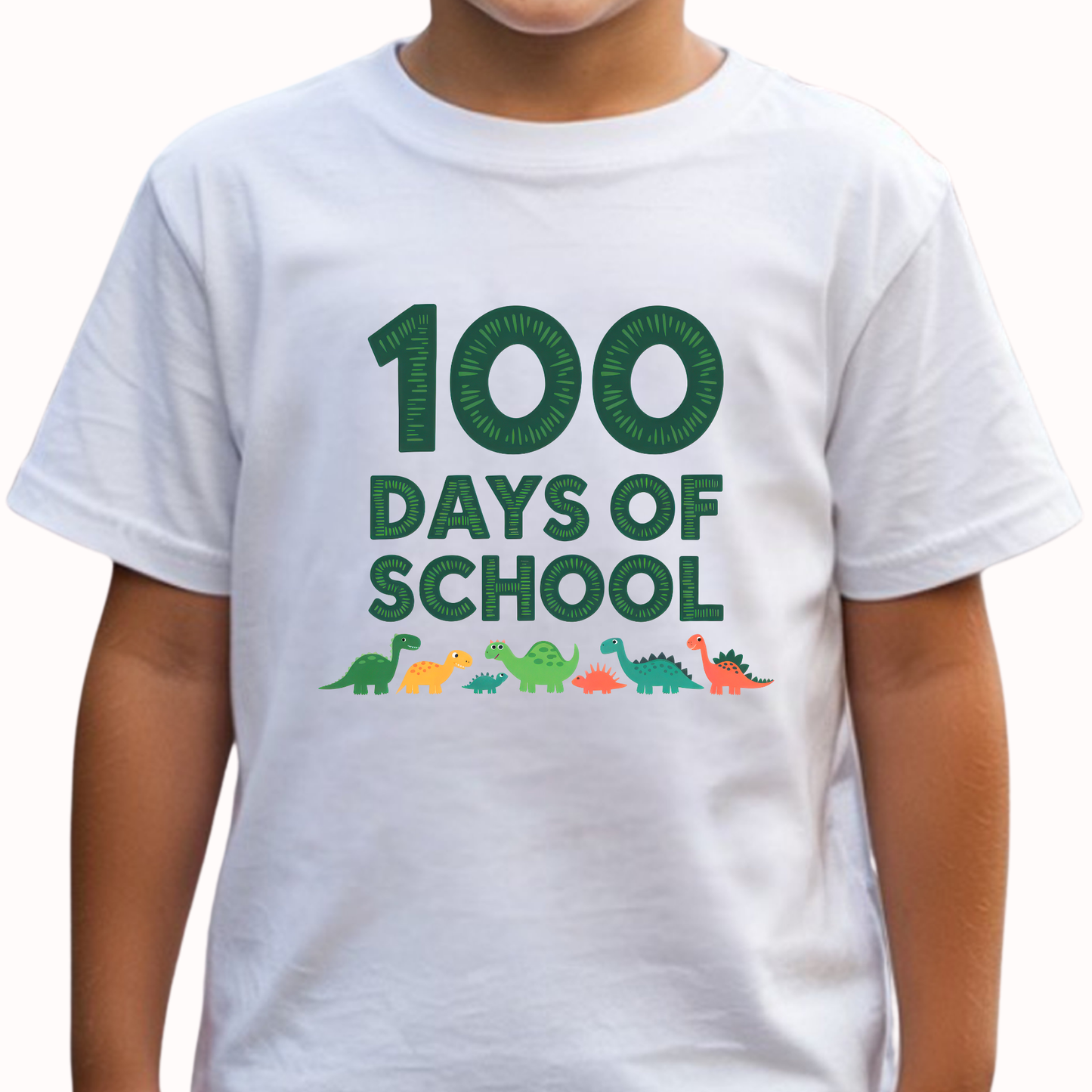 100 Days of School Boys Cotton T-Shirt