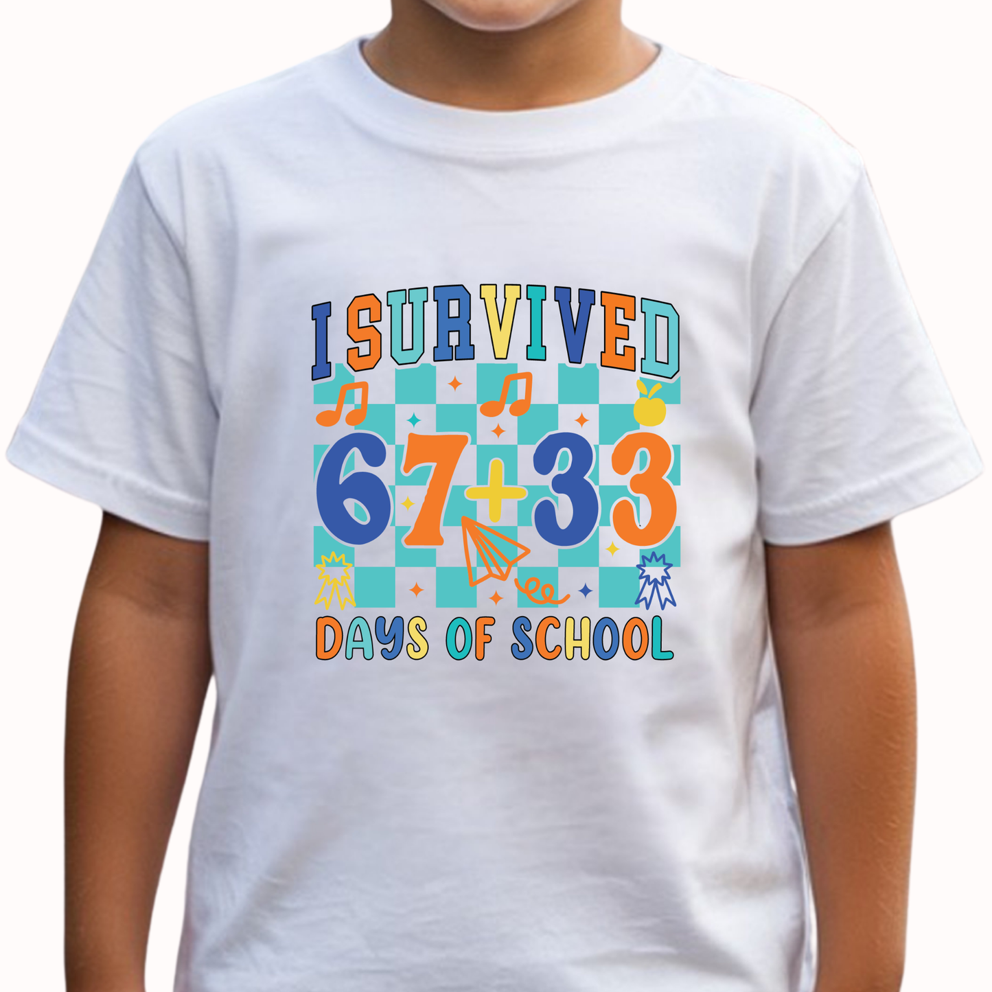 100 Days of School Boys Cotton T-Shirt