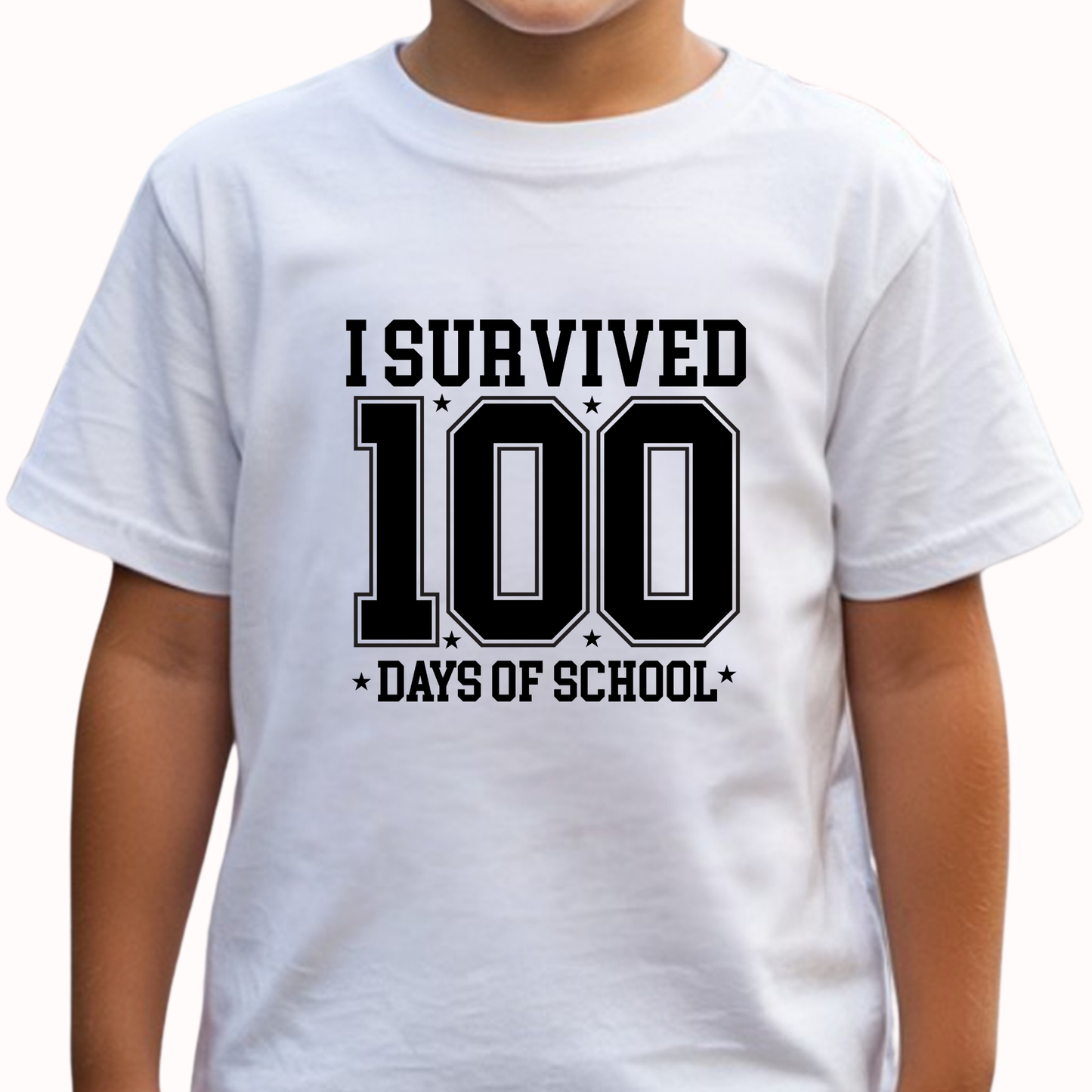 100 Days of School Boys Cotton T-Shirt
