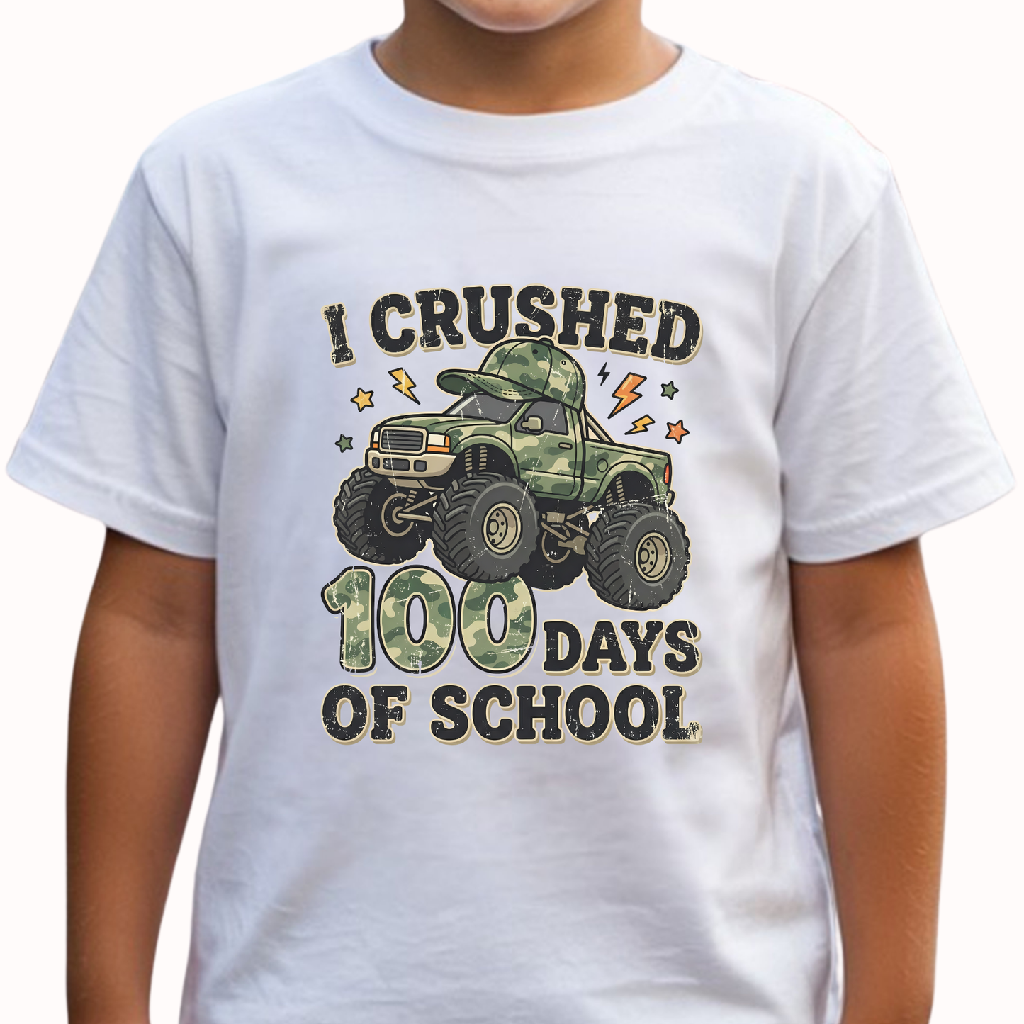 100 Days of School Boys Cotton T-Shirt