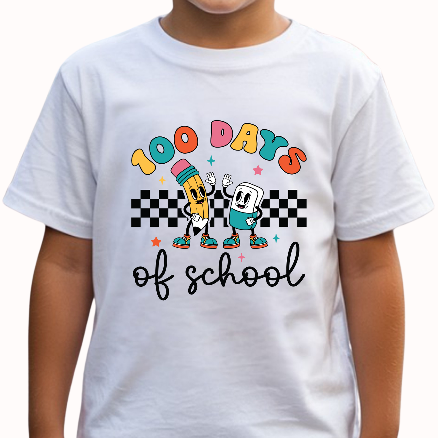 100 Days of School Boys Cotton T-Shirt