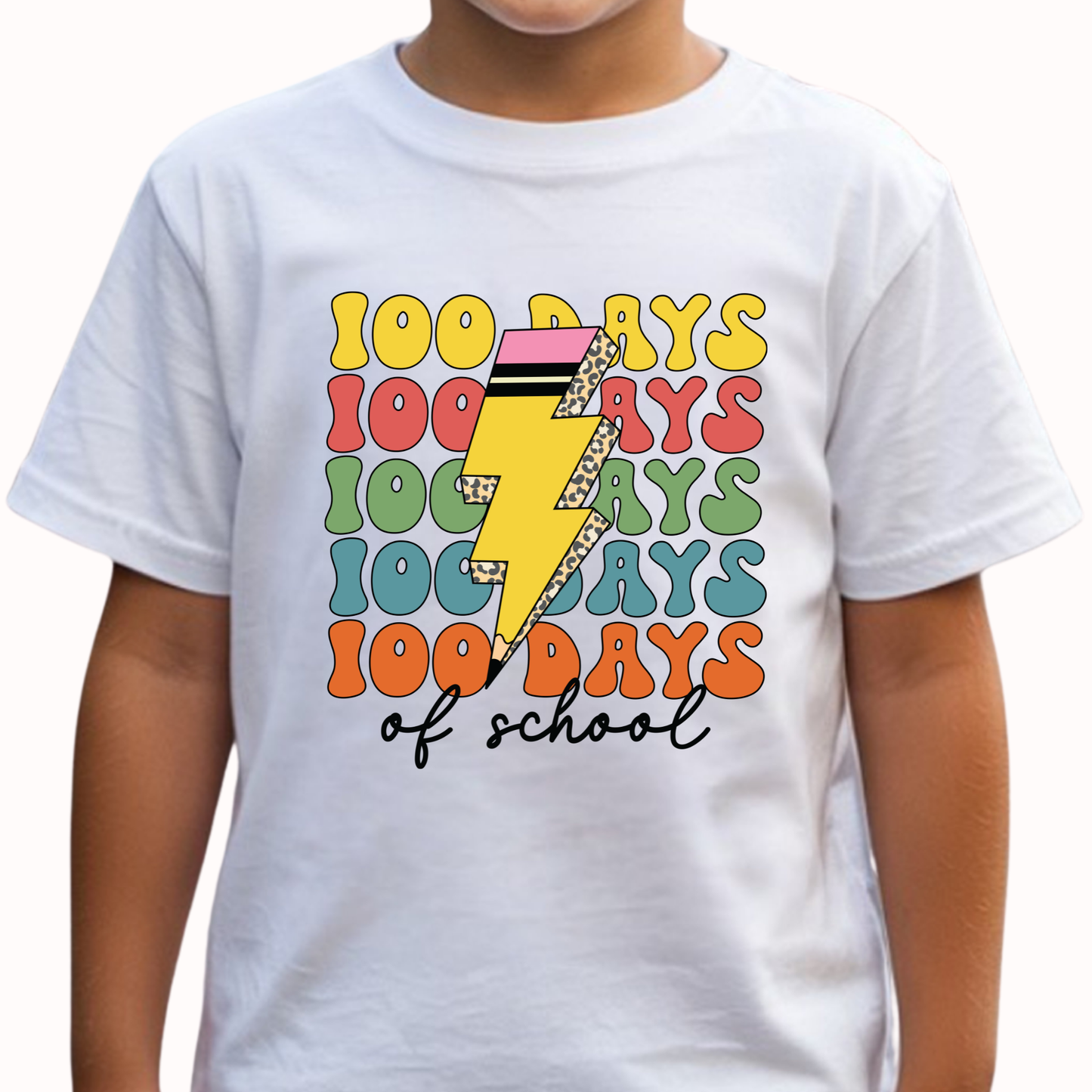 100 Days of School Boys Cotton T-Shirt