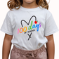 100 Days of School Girls Cotton T-Shirt