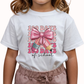 100 Days of School Girls Cotton T-Shirt