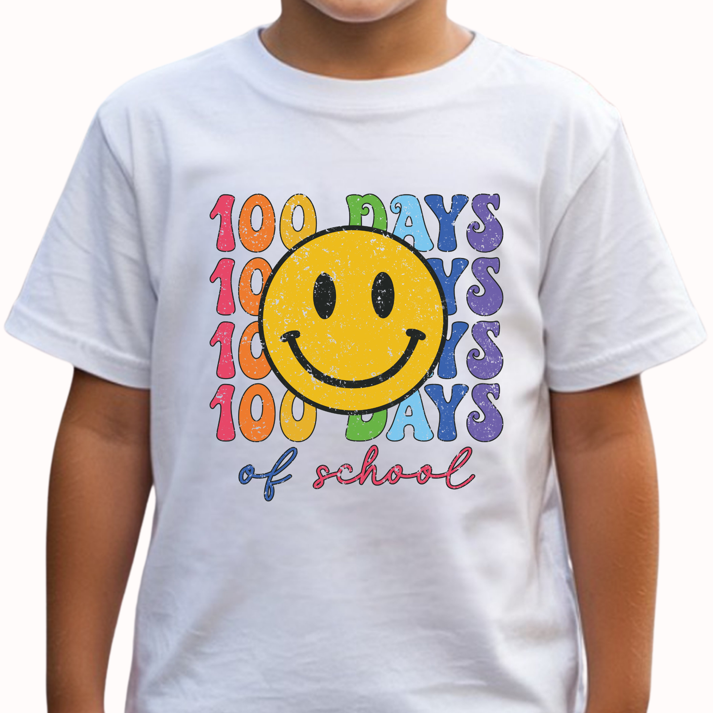 100 Days of School Boys Cotton T-Shirt