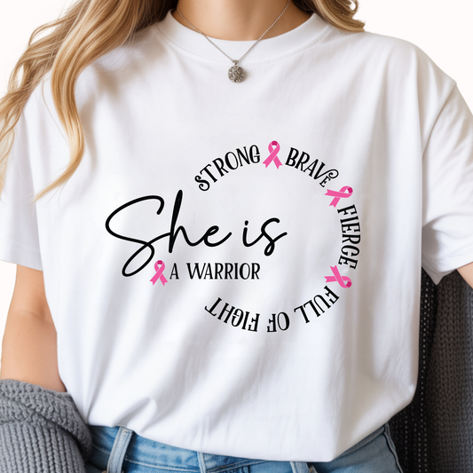 Breast Cancer Awareness Cotton T-Shirt