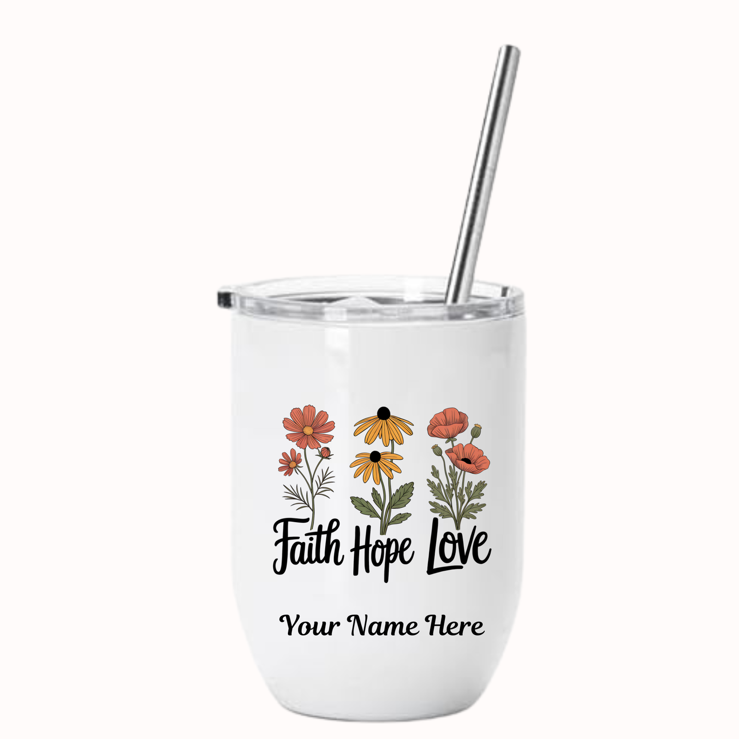 Motivational Insulated Wine Tumbler