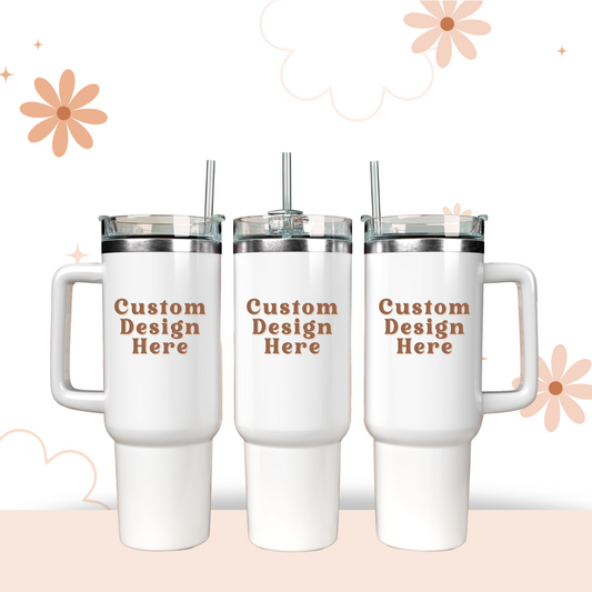 Tumbler Insulated with Lid and Straw