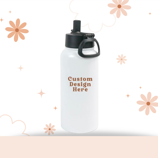 Water Bottle Insulated Straw Lid Spout